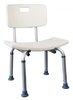 Duschbank RFM mit Rückenlehne, Art 09488428, grosszügige Sitzfläche: 50 x 30 cm