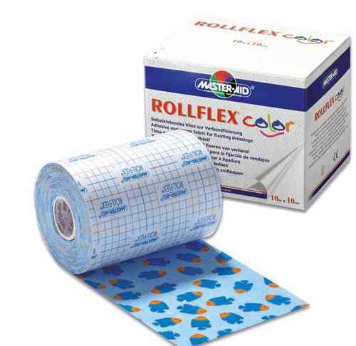 ROLLFLEX COLOR Kinder-Fixier-Vlies, 10 m x 10 cm, PZN 09638885