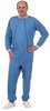 Suprima 4686 017, Funktionsoverall BW/Polyester 2x Front-RV, Bein-RV, unisex, jeansblau, Gr. S-XL