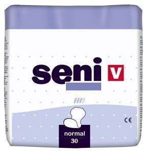 Seni V Normal - Vliesvorlage bei Dauerkatheter oder Stuhlinkontinenz, 32x62,5 cm