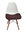 Inkontinenz Sitzauflage für Stühle und Sessel, Format: 40 x 50 cm, saugfähig, waschbar, Farbe: BRAUN
