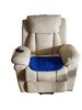 Inkontinenz Sitzauflage für Stühle und Sessel,  Format: 40 x 50 cm, saugfähig, waschbar, Farbe: BLAU