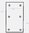 Devon Stützklappgriff, weiß, pulverbesch. Stahl, 55 cm oder 74 cm Länge, max. Belastbarkeit 113 kg